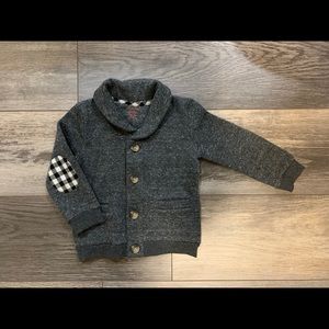 Patch Sleeve Cardigan